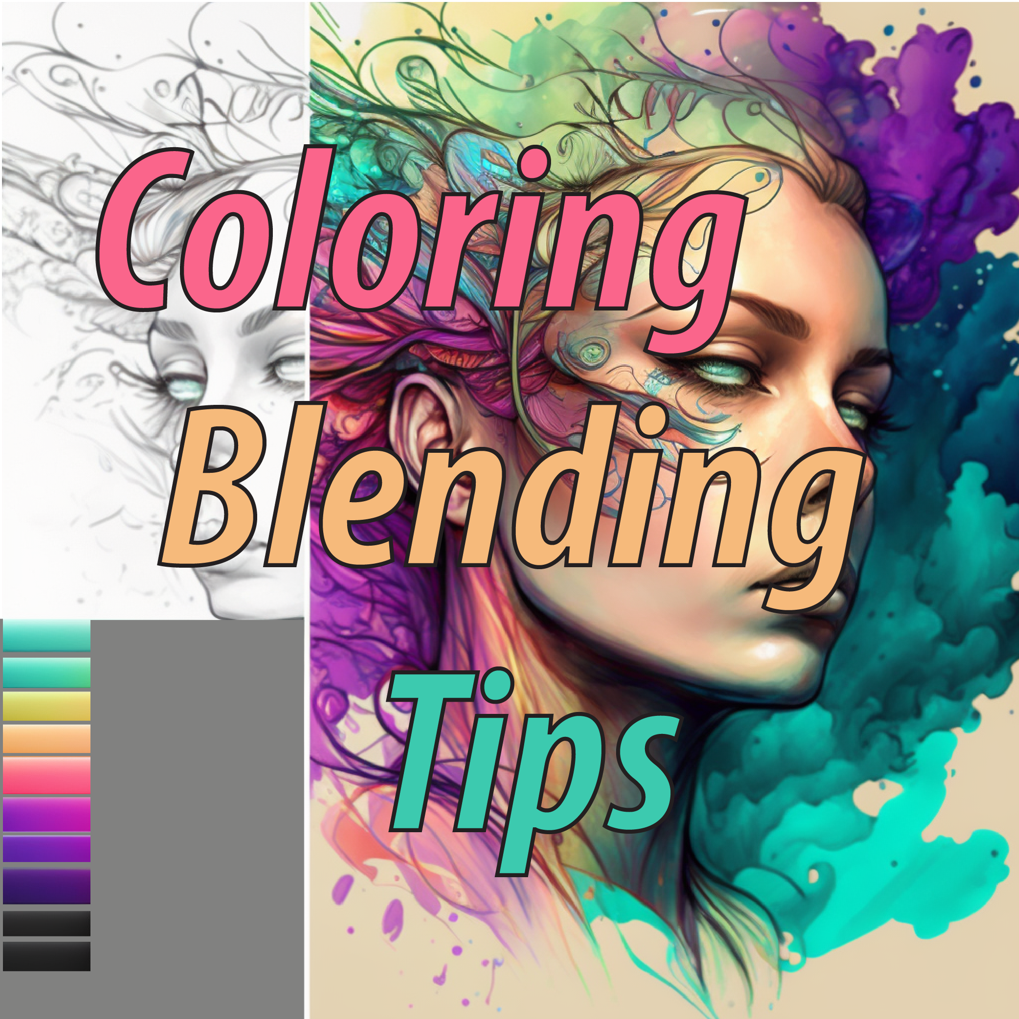 coloring blending tips