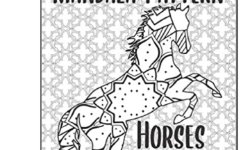 Mandala Pattern Horse Coloring Book New Release